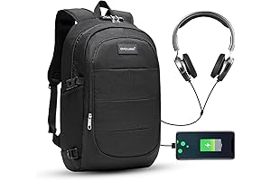 OMOUBOI Lockable Anti-Theft Travel Laptop Backpack With USB Port