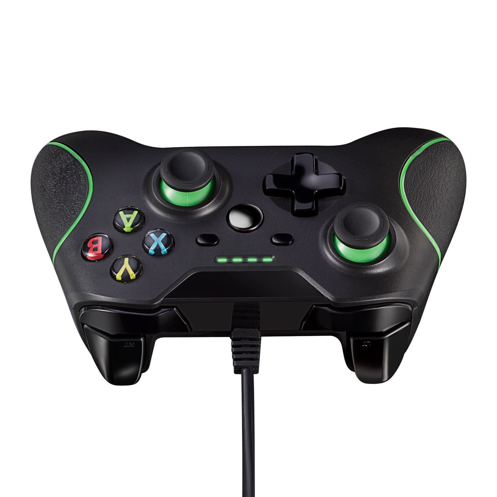 OSTENT Controller USB cablato Joystick Gamepad per Microsoft Xbox One/Xbox One S/PC portatile Windows Colore nero