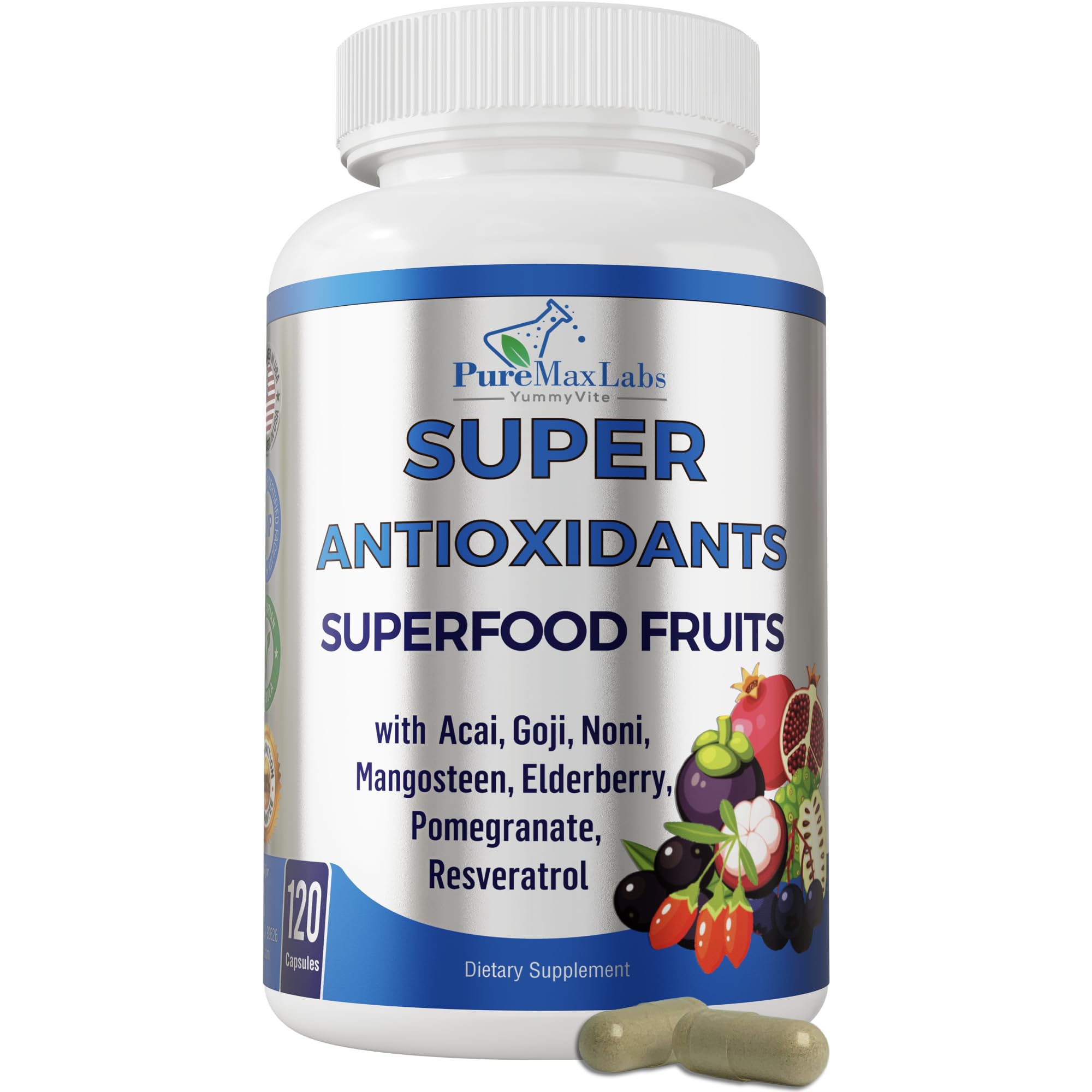 YUMMYVITE Super Antioxidant Fruit Superfood Complex, 60 Count (Pack of 1) — Amazon image 9