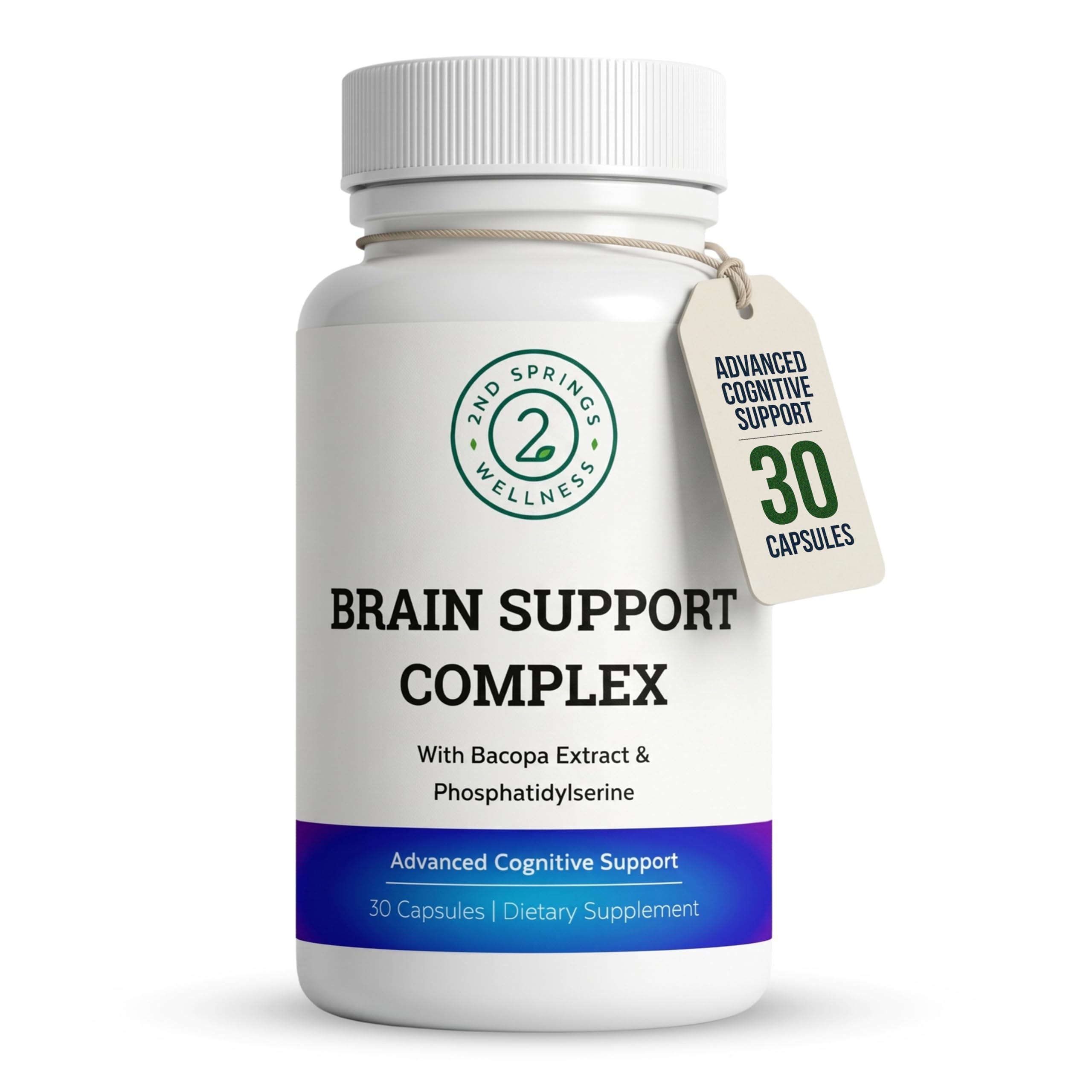 Brain Supplements for Memory and Focus, Nootropic Complex 30 Ct