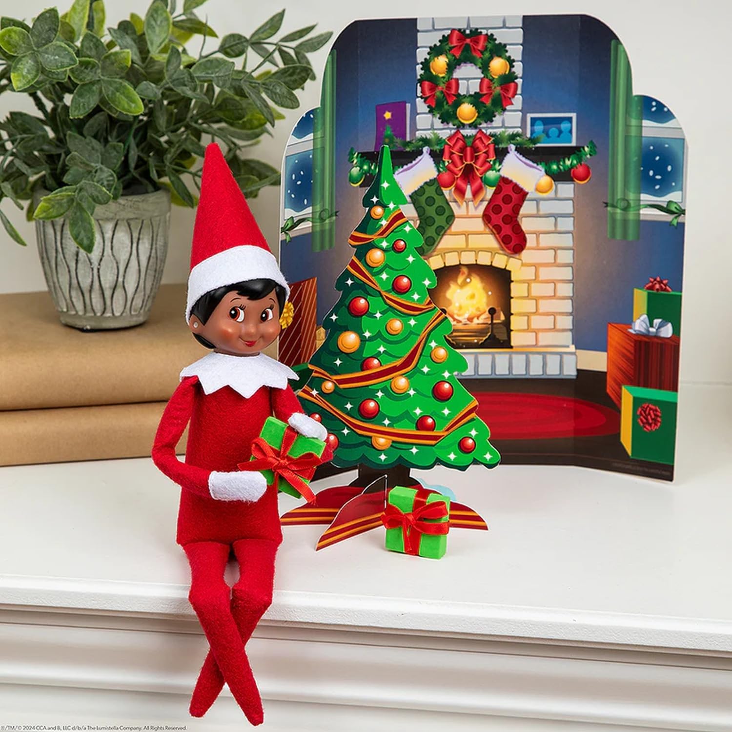 The Elf on The Shelf Set of 2: Polar Props™ 24-Day Ultimate Elf Ideas Kit and Santa's North Pole Friends Activity Book