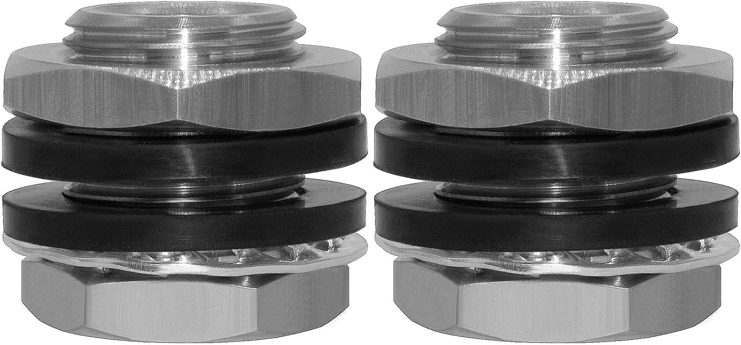 1/4" NPT Stainless Female Bulkhead with a QC Plug Valve