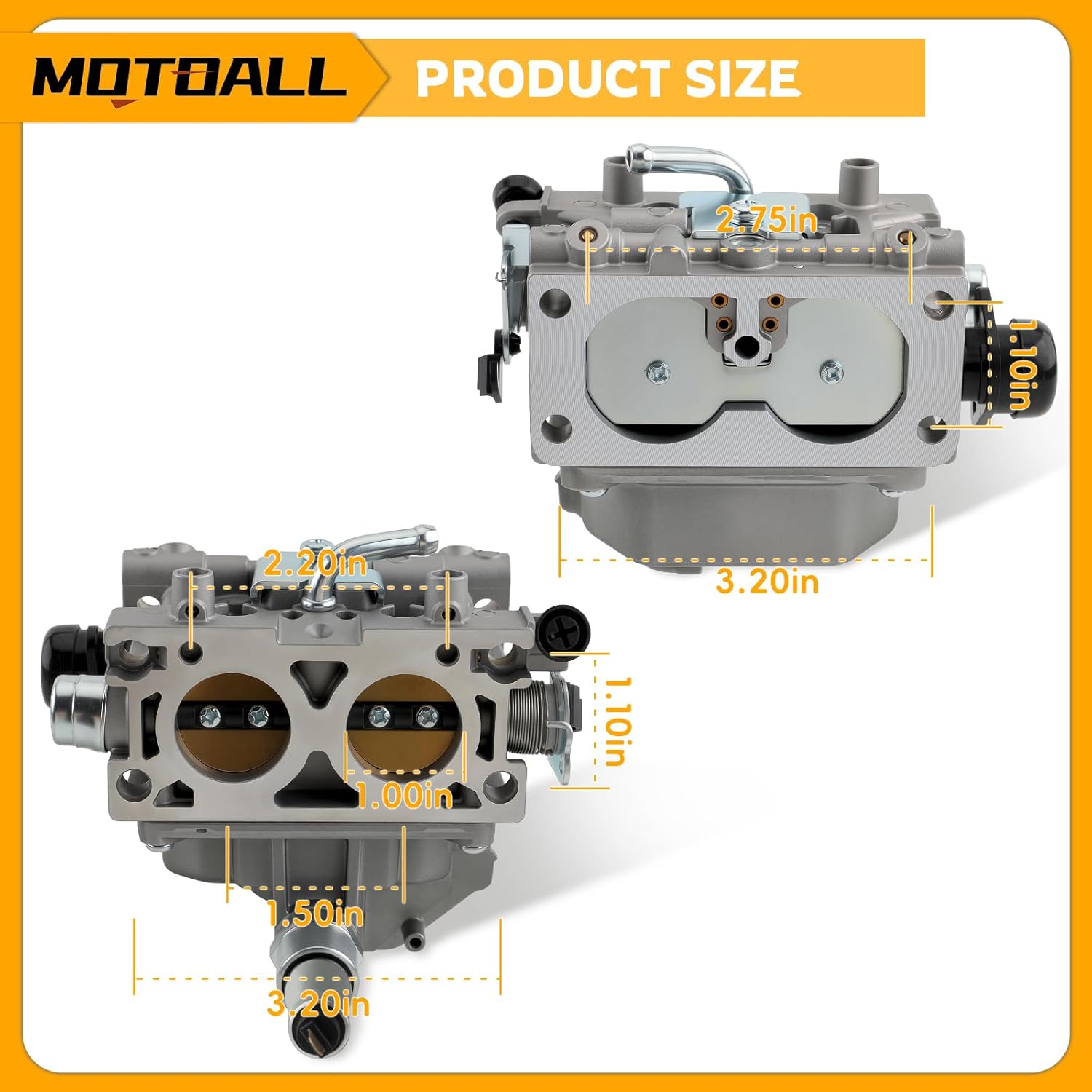 MOTOALL Carburetor for Honda GX630 GX630R GX630RH GX660 GX690 GX690R 16100-Z9E-033 Carburetor BK07A D Carb