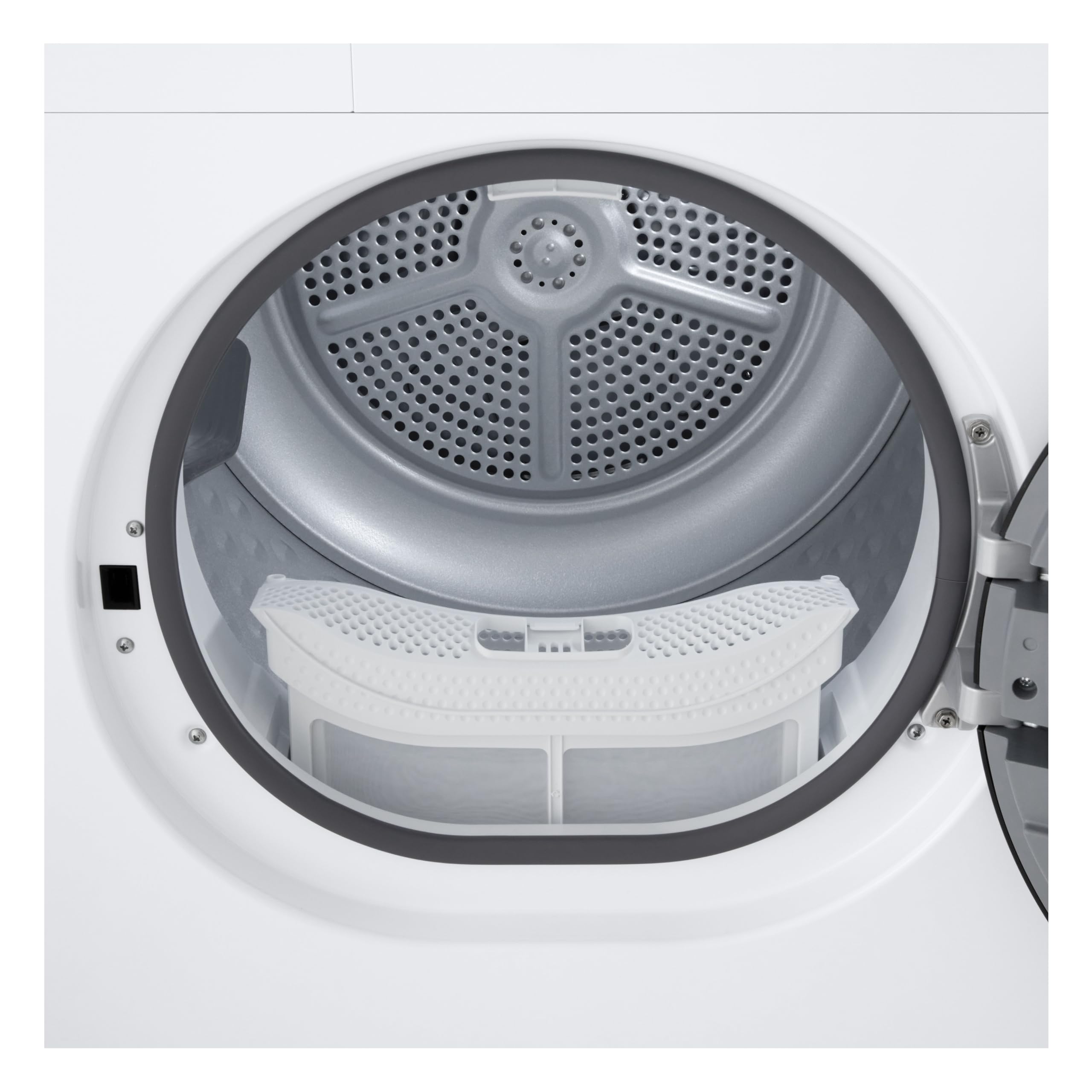 LG RNA1008NWK Asciugatrice Pompa di Calore 8 kg, Classe D, Asciugatura Delicata a Bassa Temperatura con Sensore, Serie A1, 8 Programmi, Cestello in Acciaio Galvanizzato, Bianco