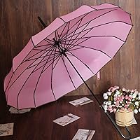 Vista 22 de Sombrilla parasol estilo techo de pagoda VIVISKY (TM) a la antigua, de ingenio, Ivory Marfil