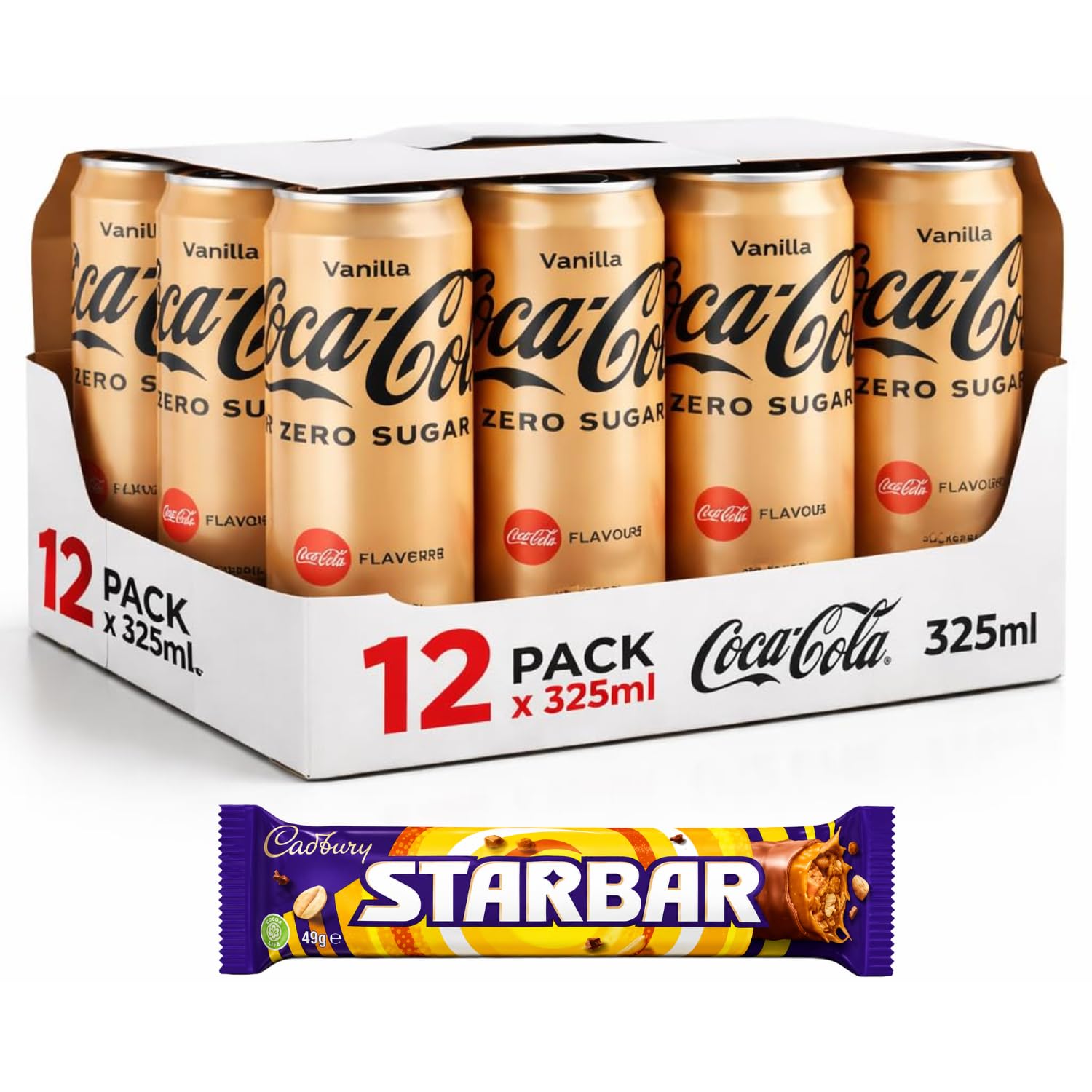 COCA COLA - Vanilla Zero Sugar Soft Drink Can (12 x 330ml) By COUGAR | Refreshing Cola Beverage with Smooth Vanilla Flavor | No Sugar Carbonated Drink | Crisp & Chilled Ready to Drink Soda – (Imported - THAI)-image-11