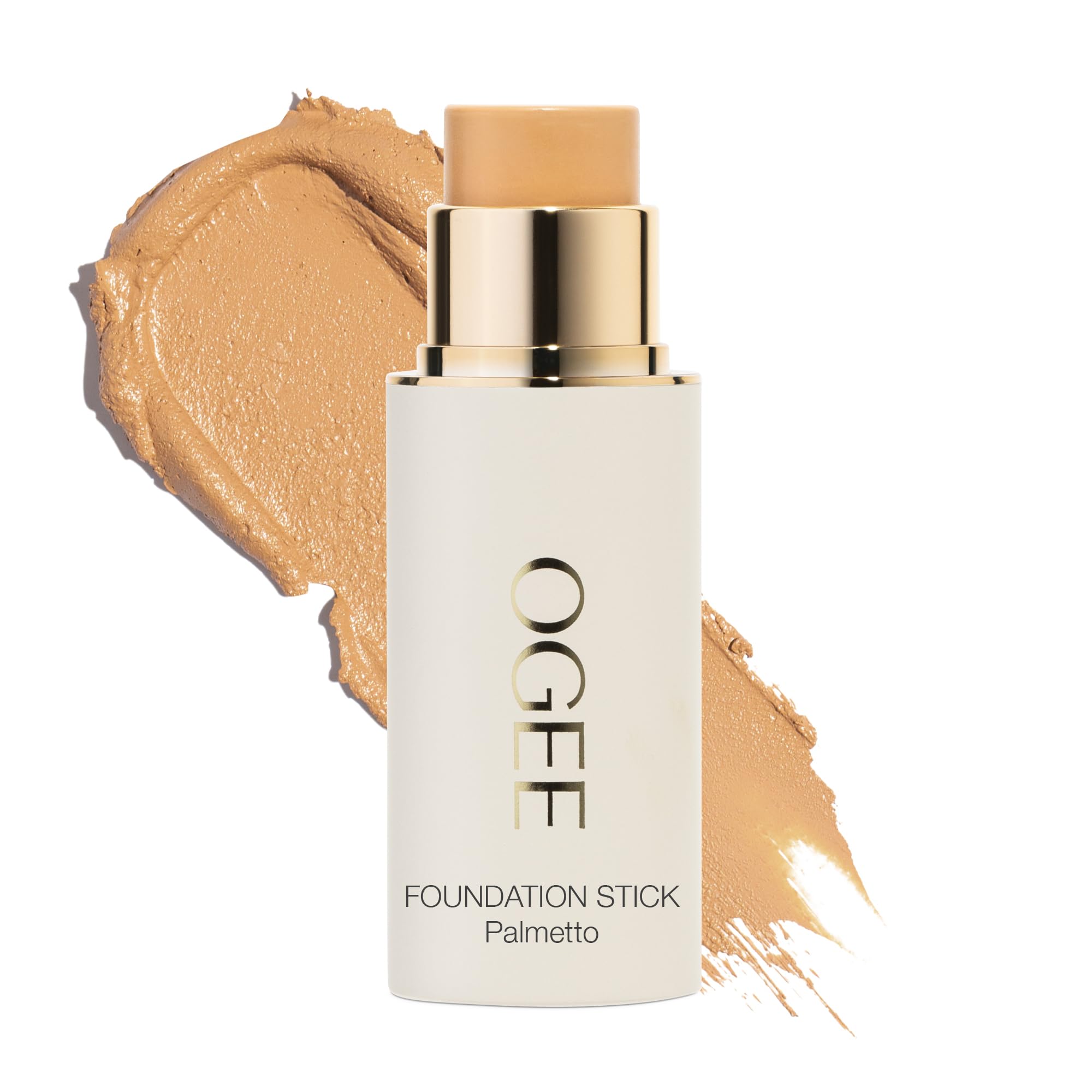 OgeeSculpted Complexion Foundation Stick (Palmetto 2.80N - Medium Light Tan, Olive Undertones) Full Coverage Foundation Makeup - Instantly Balance & Even Complexion - 70% Organic Ingredients