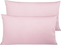 Vista 11 de NTBAY Fundas de Almohada de Algodón Egipcio Queen - Juego de 2, Fundas de Almohada de Algodón de 500 Hilos - Fundas de Almohada Suaves