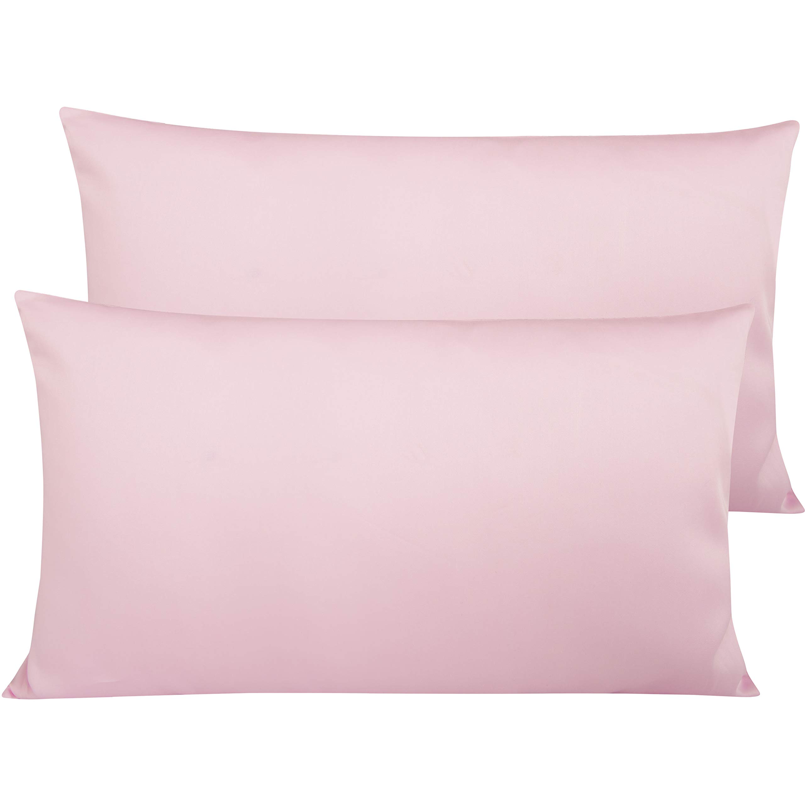 Taies d'oreiller rose pour grand lit et chambre parentale cocooning