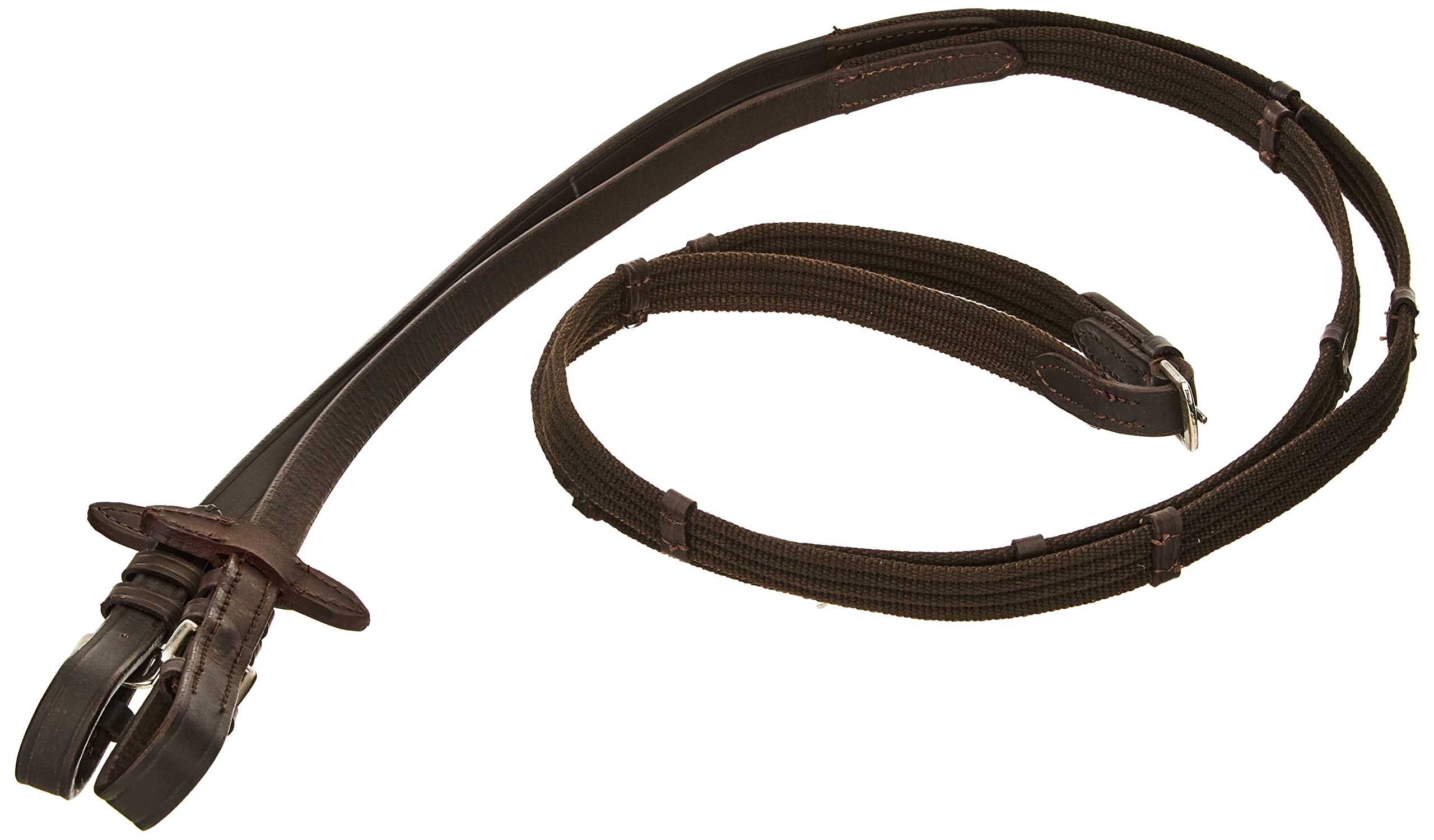 Covalliero Trensenzaum Standard, Zaumzeug, Reitzaum, braun, Leder, Metall, Pony, Pferd, verstellbar, inkl. Gurtzügel