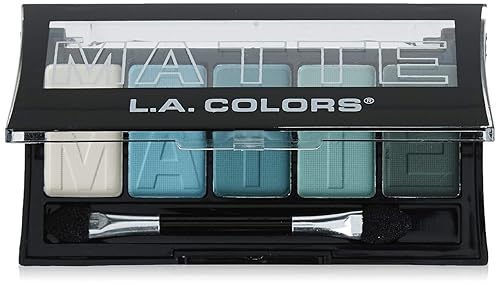 Paleta de 5 sombras para ojos mate La Color