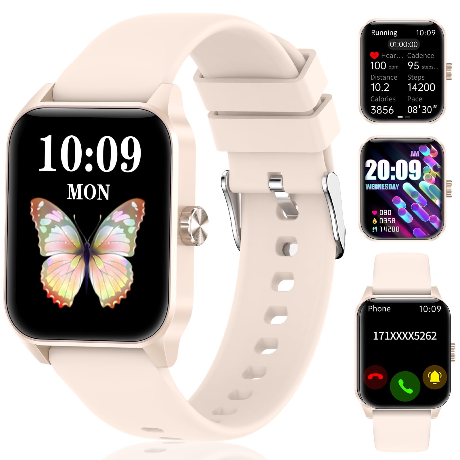 Smartwatch Uomo Donna, 1.85" Orologio Smartwatch Effettua O Risposta - Foto 2