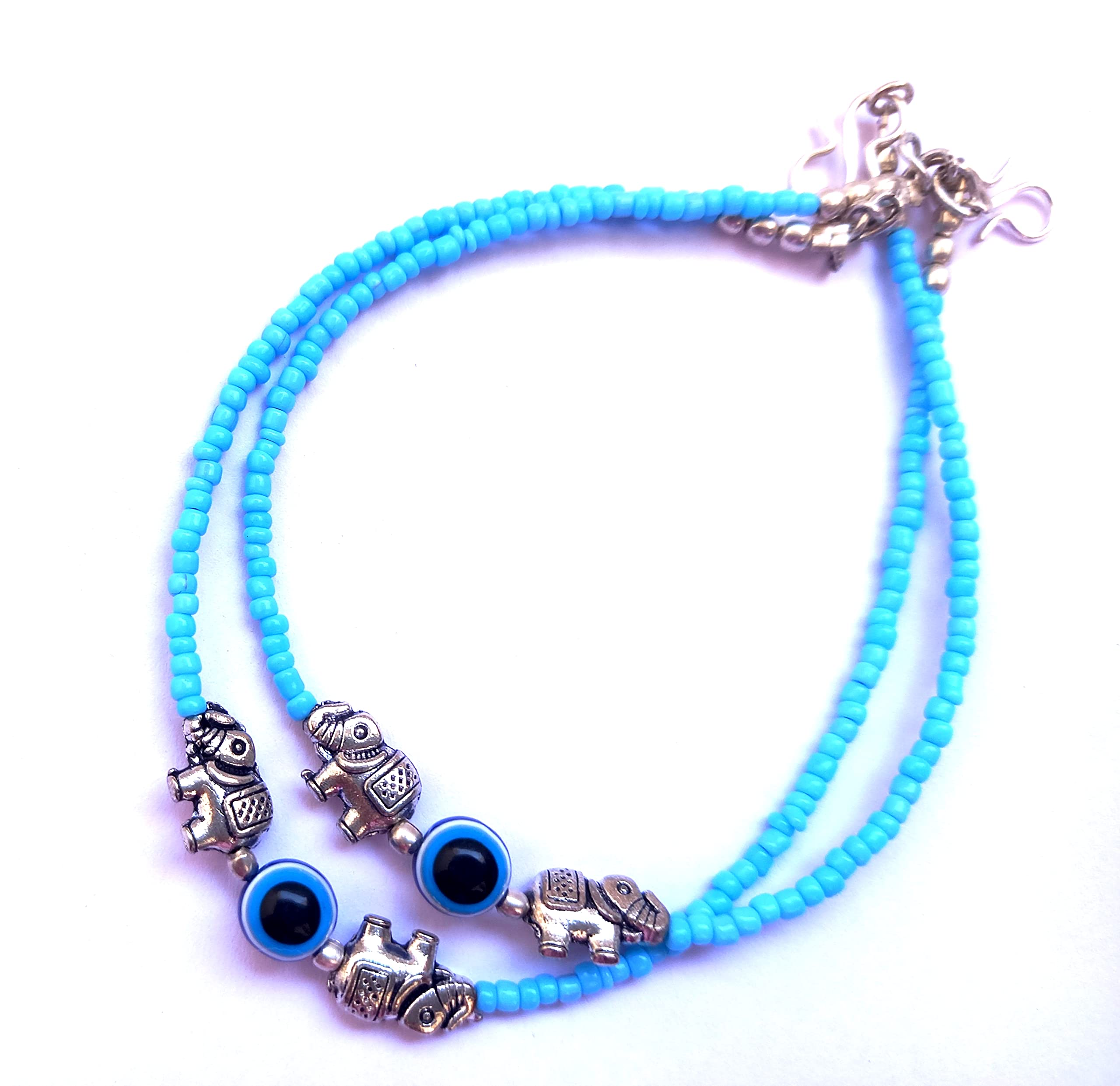 See full amazon price history chart for Mirage - Blue beads, evil eye and elephants anklets set of 2 | cute stylish and beautiful Anklet Payal for girls and Women Mirage - Blue beads, evil eye and elephants anklets set of 2 | cute stylish and beautiful Anklet Payal for girls and Women (B09R6Q1JSQ) Amazon Price History, Amazon Price Tracker