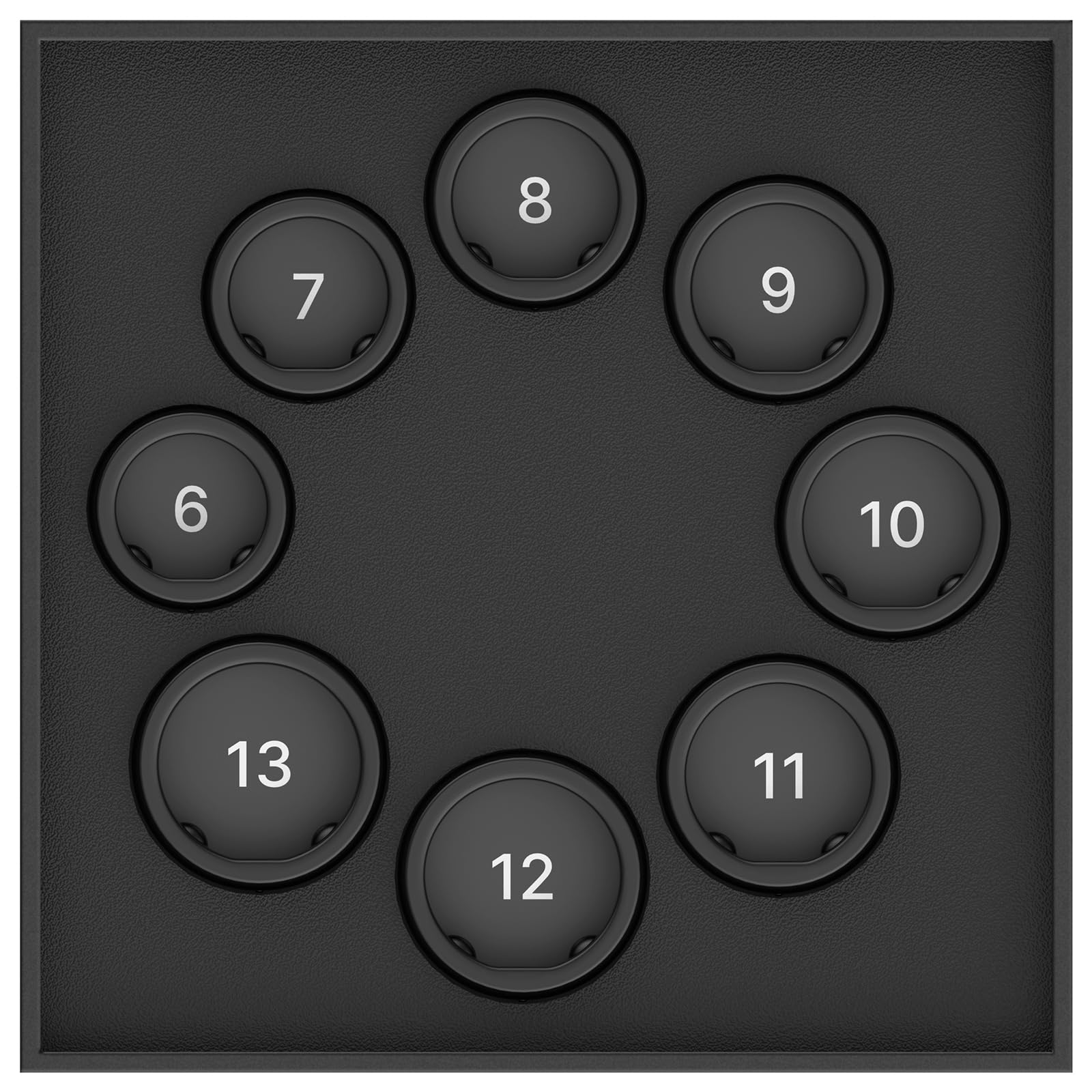 RENPHO Lynx Smart Ring-Sizing Kit, Size Before You Buy(Tar Black, Size 6-13)