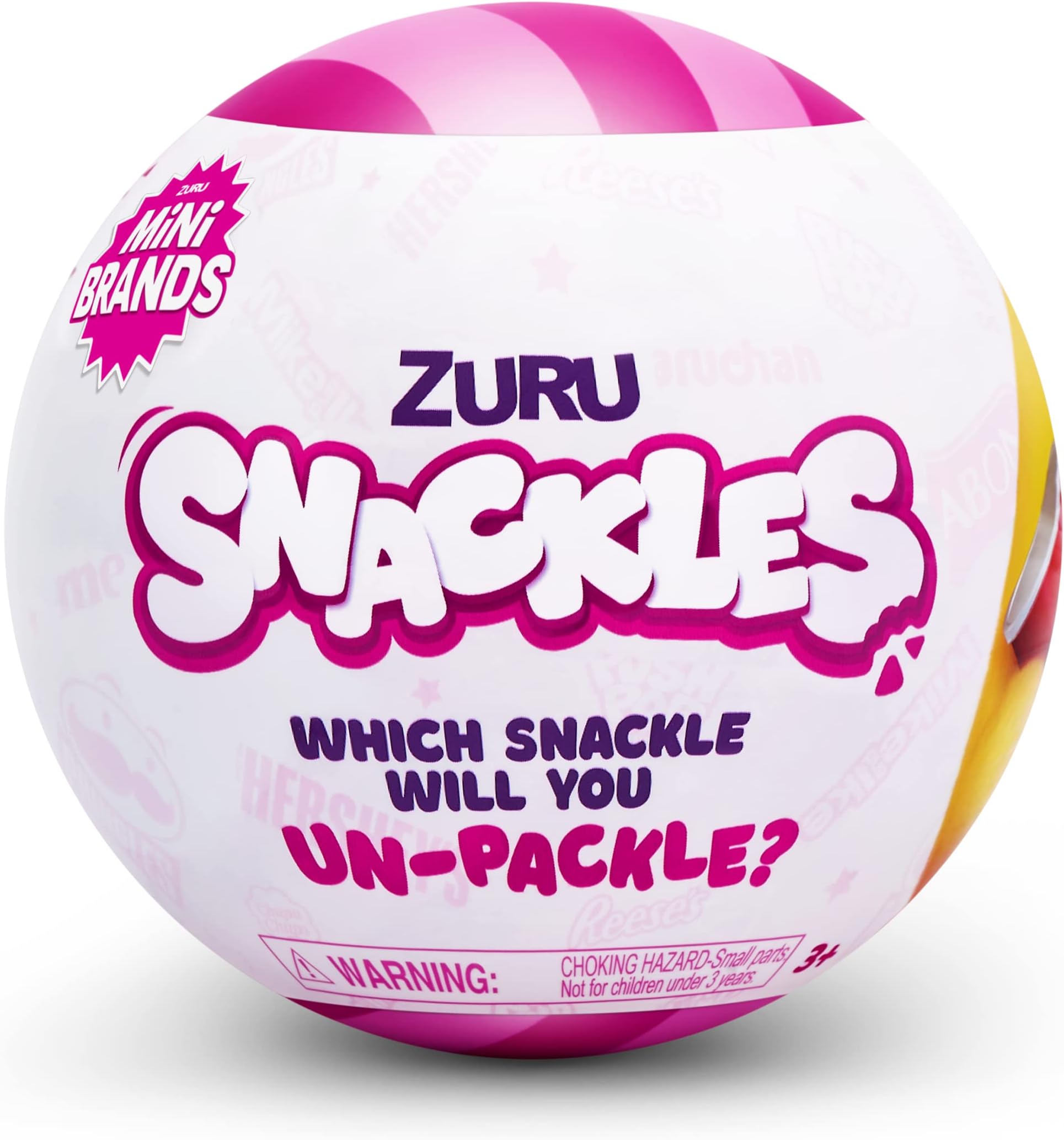 Snackles Small Sized 5.5 inch Snackle Plush by ZURU (Random Surprise), Cuddly Squishy Comfort 5.5 inch Plush with License Snack Brand Accessory