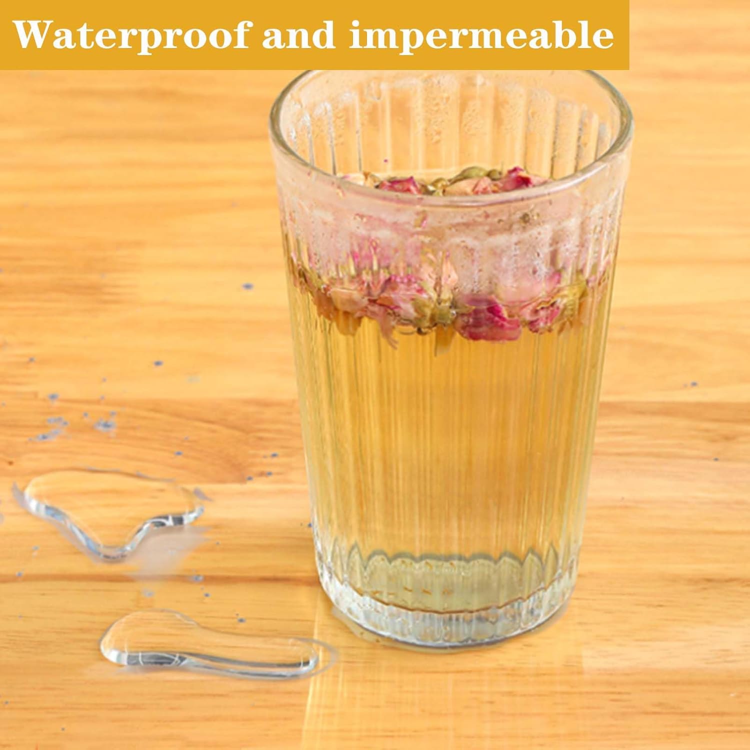 Clear Table Protector, Waterproof Clear Plastic Desk Pad Mat, Rectangular Table Pad, Easy Cleaning, Transparency: 99%, for Desktop, Writing Desk1mm, 105x185cm/41x73in