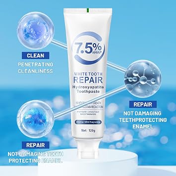 4pcs Nano Hydroxyapatite Toothpaste,Fluoride-Free Formula 16.92 Oz