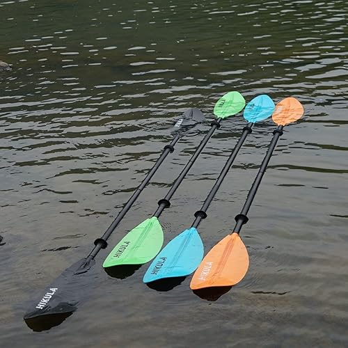 Miniatura 6 de HIKULA Kayak Paddles 4 Pieces Aluminum Shaft and PP Blade Floating 90.5inch Lightweight Oars