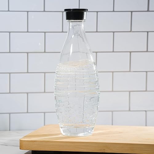 Miniatura 8 de La botella de carbonatación de vidrio se adapta a máquinas de agua con gas SodaStream Aqua Fizz, Crystal y Penguin, no para máquinas de botellas de