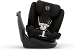 Cybex Callisto G 360 Rotating All-in-One Convertible Car Seat, SafeLock 1-Time Seat Belt Installation for Fast, Secure Setup, Side Impact Protection, SensorSafe – Moon Black