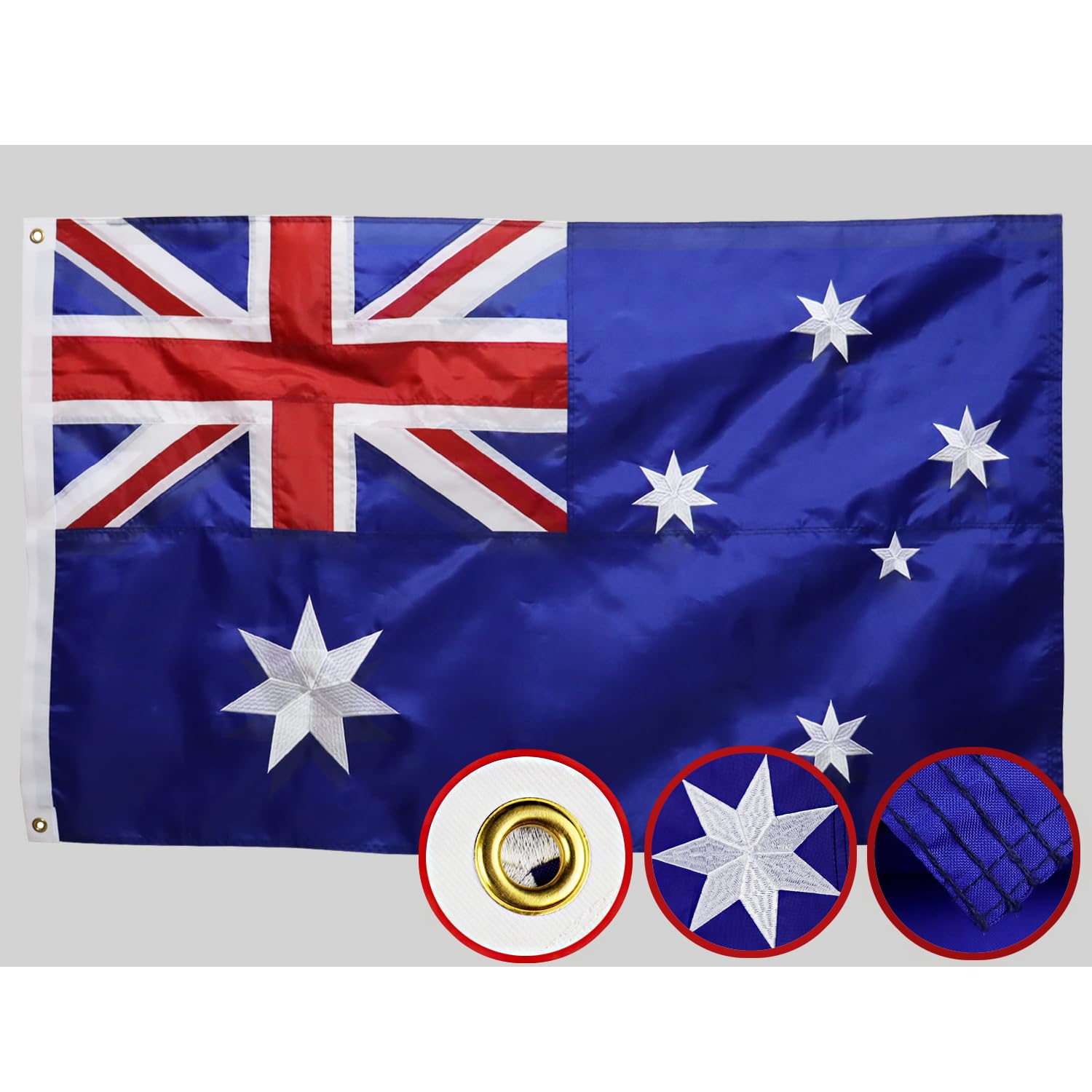 Double Sided Australia Flag 3x5 Outdoor