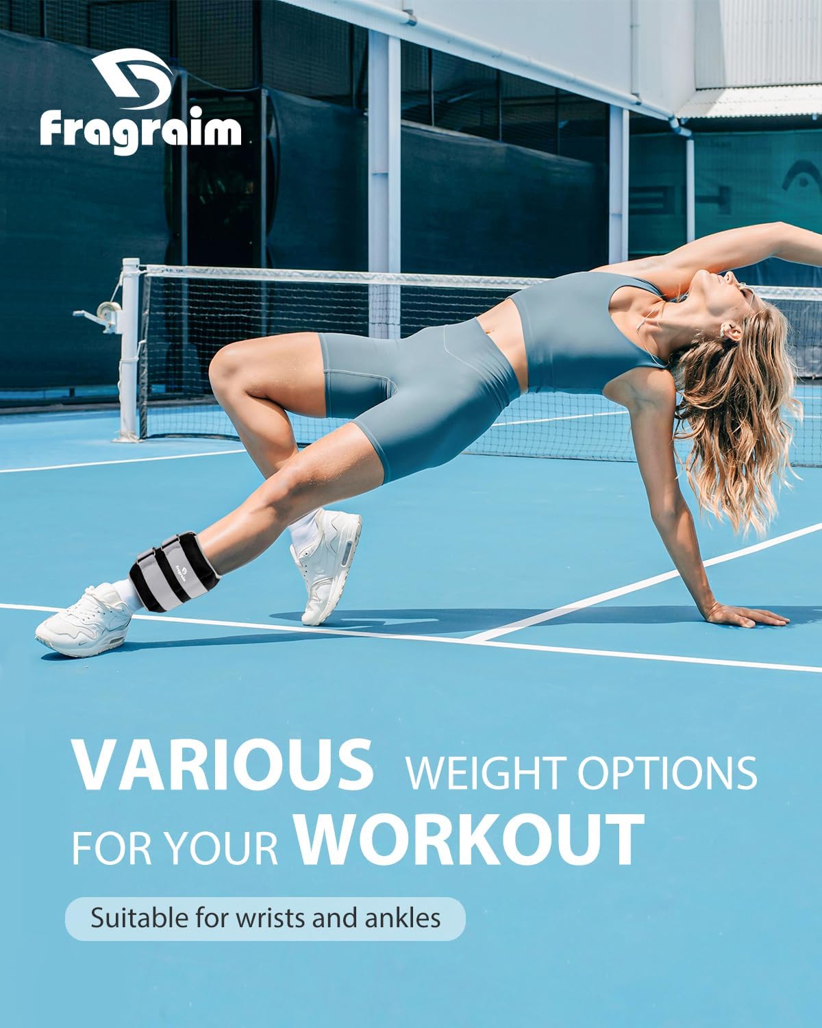 Pesi Caviglia per Donne, Uomini e Bambini - 1/2/3/4/5/6/10KG 1 Paio di Pesi per Polso/Gamba/Braccio per Allenamento Alla Forza con Cinghia Regolabile per Jogging, Ginnastica, Aerobica, Fisioterapia