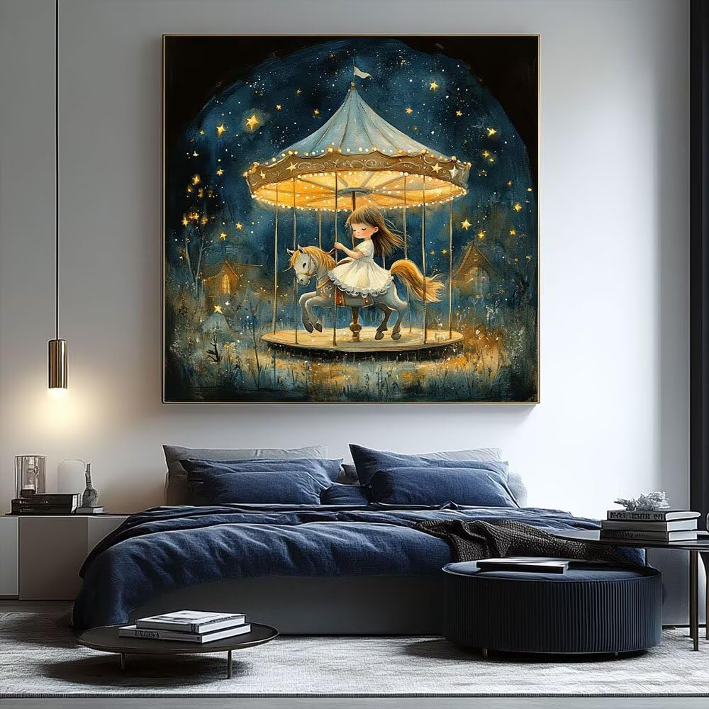 Maluj według liczb dorosłych, dzieci dzieci park, DIY Painting by Numbers Początkujący zestawy, obrazy do malowania według numerów farby akrylowe z pędzlami, dekoracja 70x70cm bez ramki WJY7-930