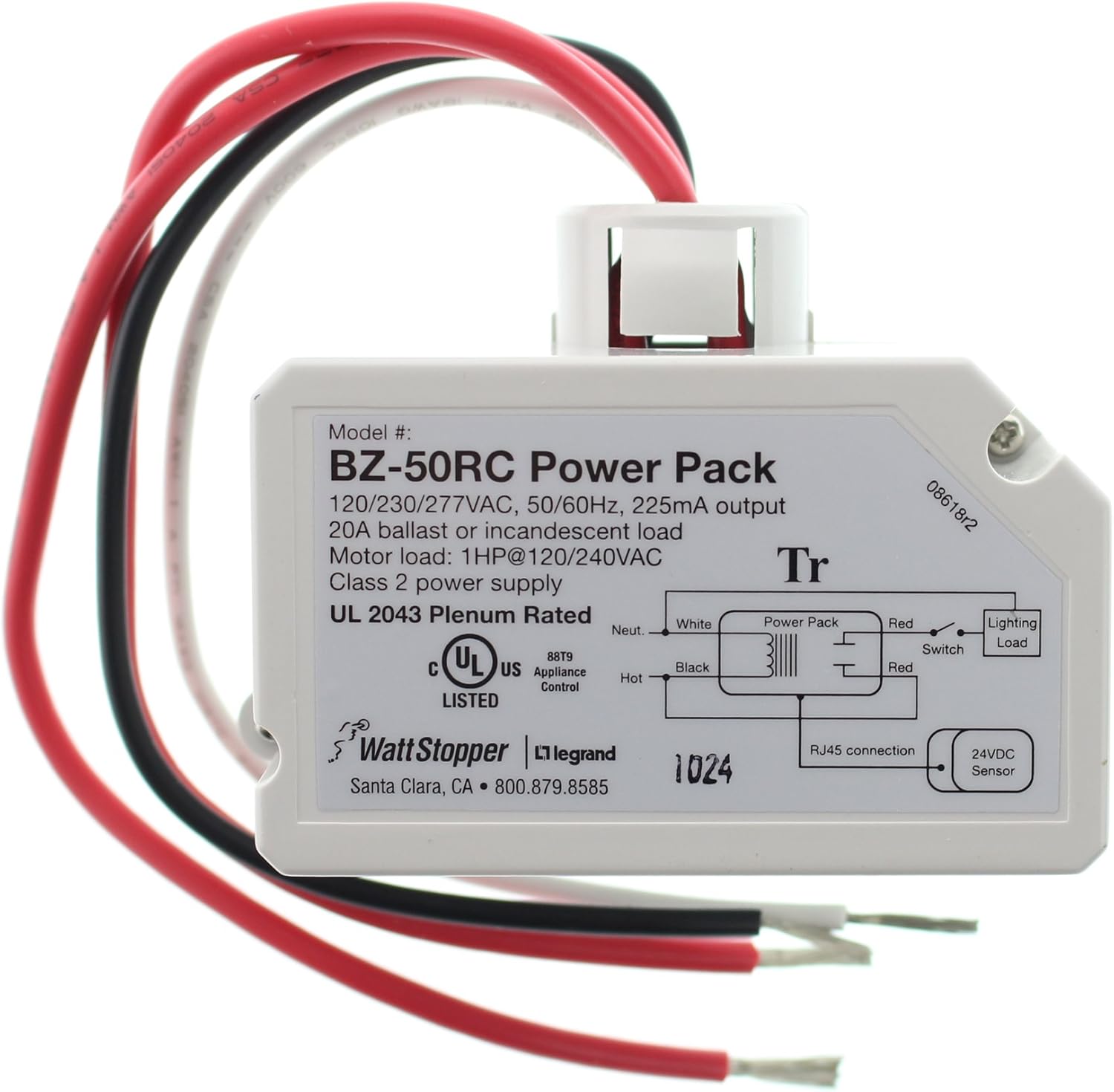 WattStopper BZ50RC Power Pack, Universal w/RJ45 Connection for