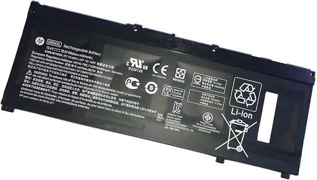 HP SR04XL 15.4V 70.07Wh Notebook Battery For HP Pavilion Power 15-CB000 ,Gaming 15-CX000 , OMEN 15-CE000 ,15-DC0000 ,17-CB0000 PN : 917678-271 917724-855 917678-1B1 917678-2B1 HSTNN-IB7Z HSTNN-DB7W
