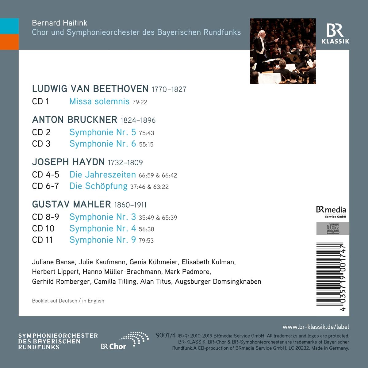 Bernard Haitink Portrait