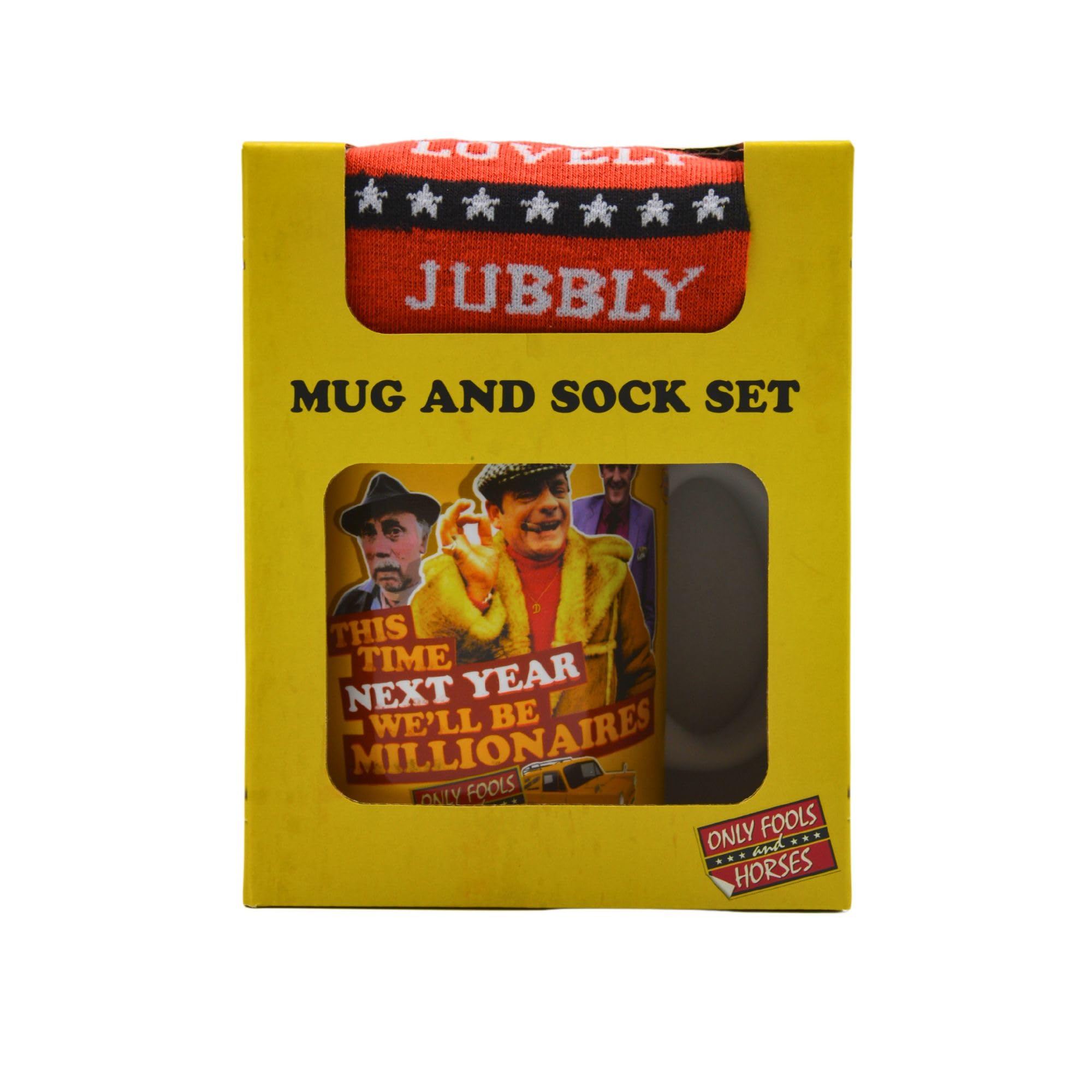 Only Fools and Horses Character Mug and Socks Gift Set