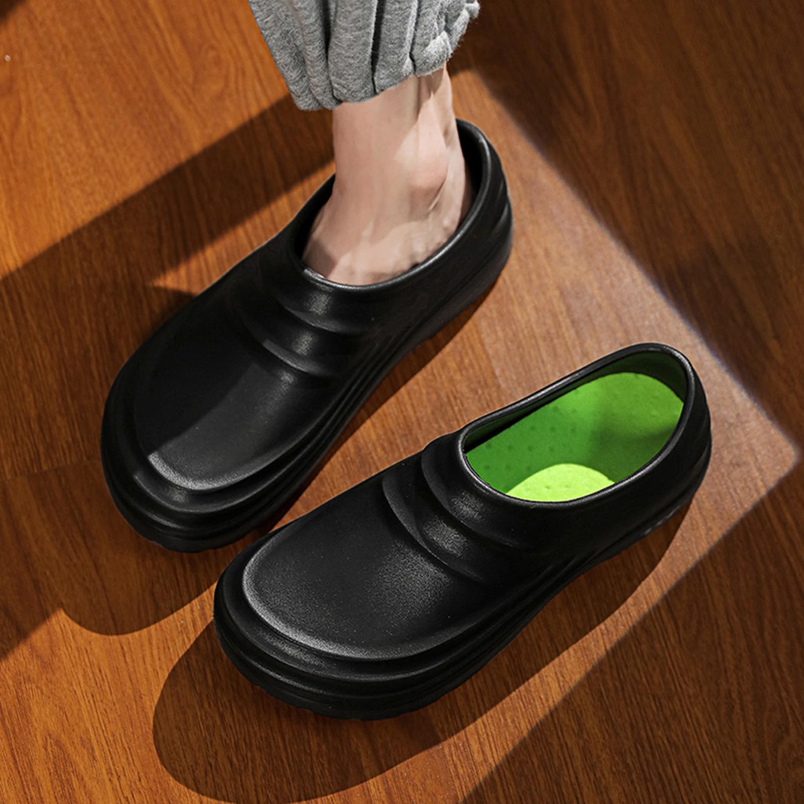 Sabots de Travail Antidérapants et Imperméables pour Hommes et Femmes – Sabots de Chef Confortables Idéals pour Le Jardinage la Restauration Les Soins Infirmiers et D’Autres Professions