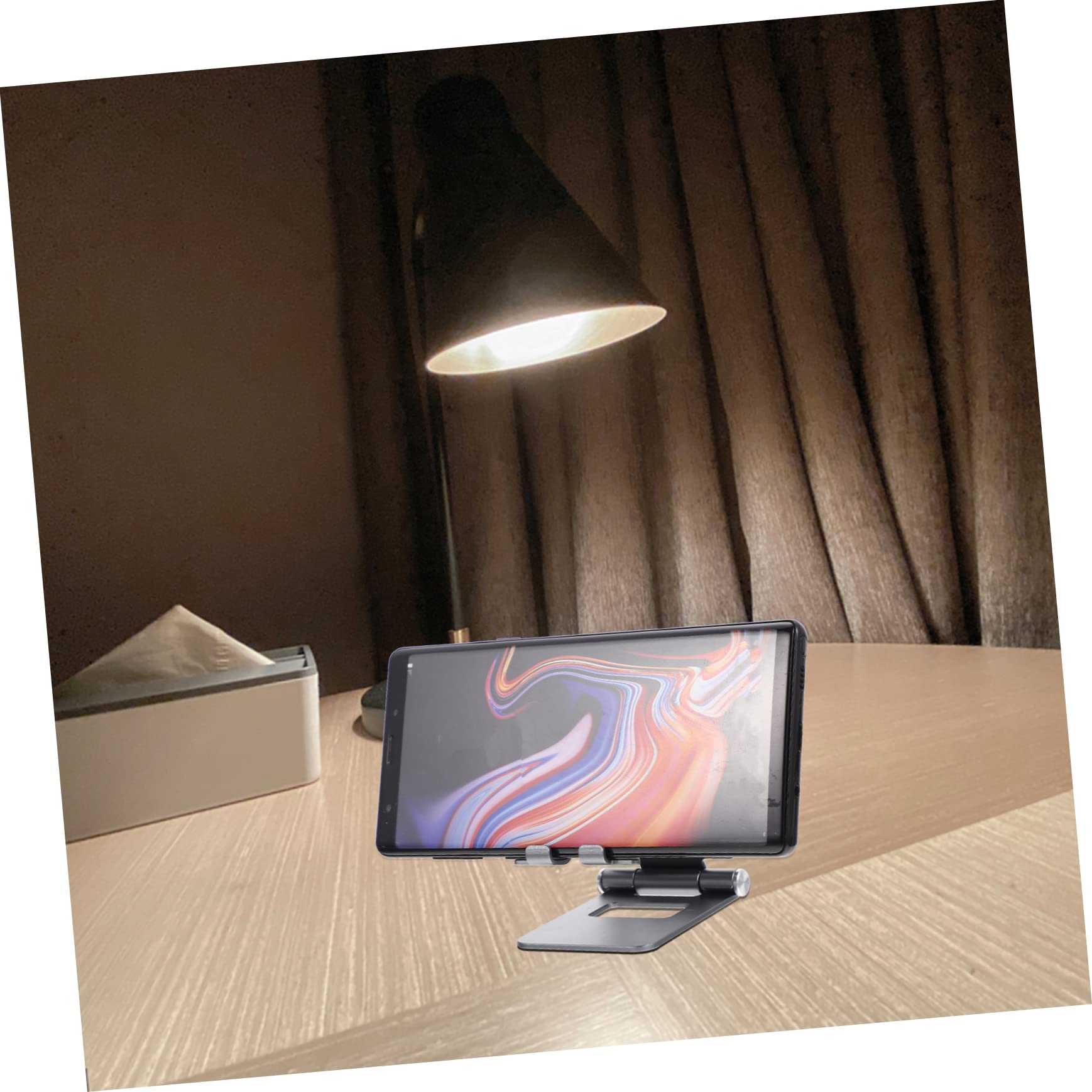 OSALADI 4pezzi Supporto Per Smartphone e Tablet Pieghevole Da Scrivania Struttura Resistente Design Portatile Per Ufficio e Casa Compatibile Con Dispositivi Mobili e Tablet