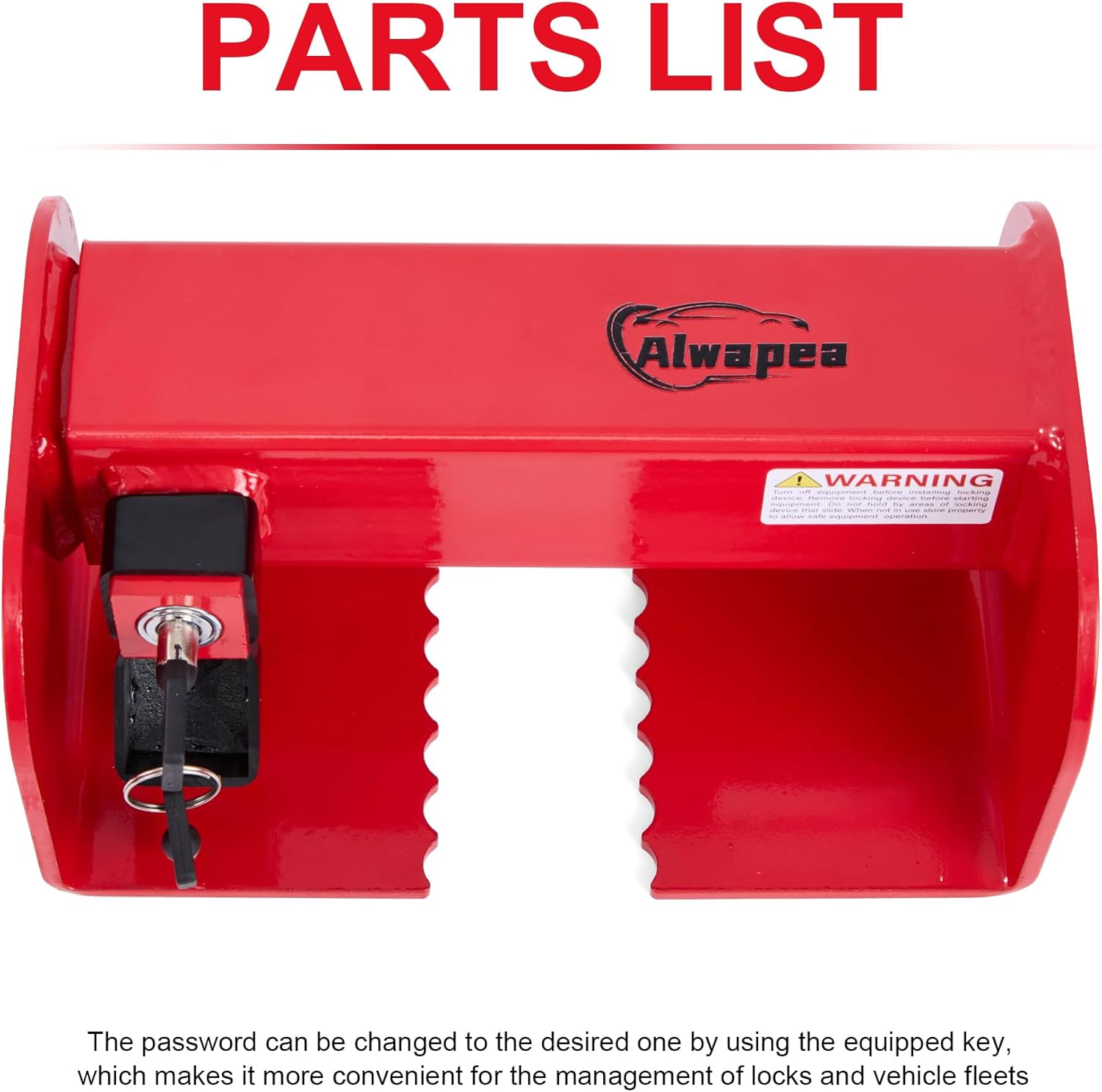 Cargo Lock, Container Locks, Shipping Container Door Locks, Semi Trailer Door Lock, Semi Truck,Anti-Theft, Rust-Proof,Cargo Security, Bolt Cutter Resistant (Mechanical Lock)