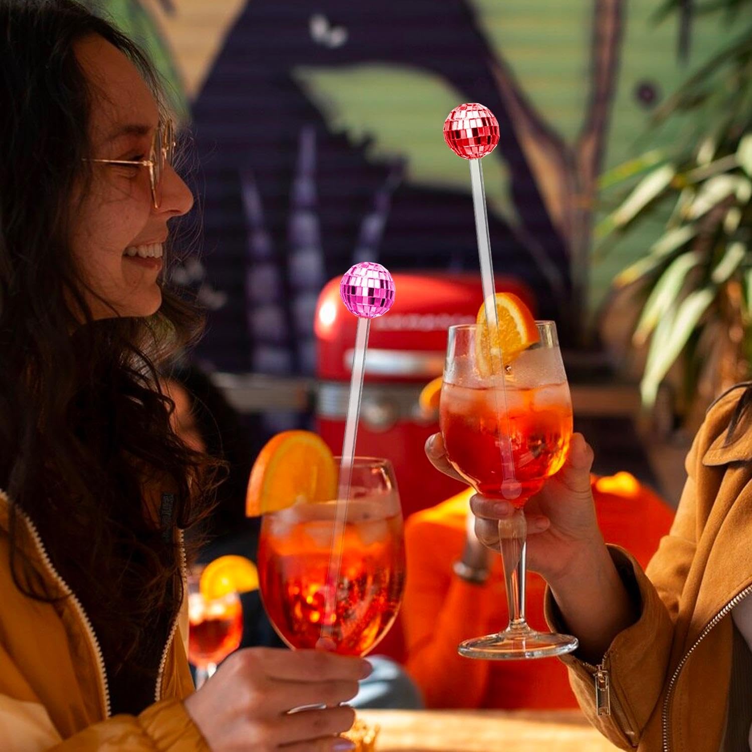 80 Wiederverwendbare Cocktail-Rührstäbchen Aus PS – Bunt, 18 Cm, BPA-frei & Lebensmittelecht