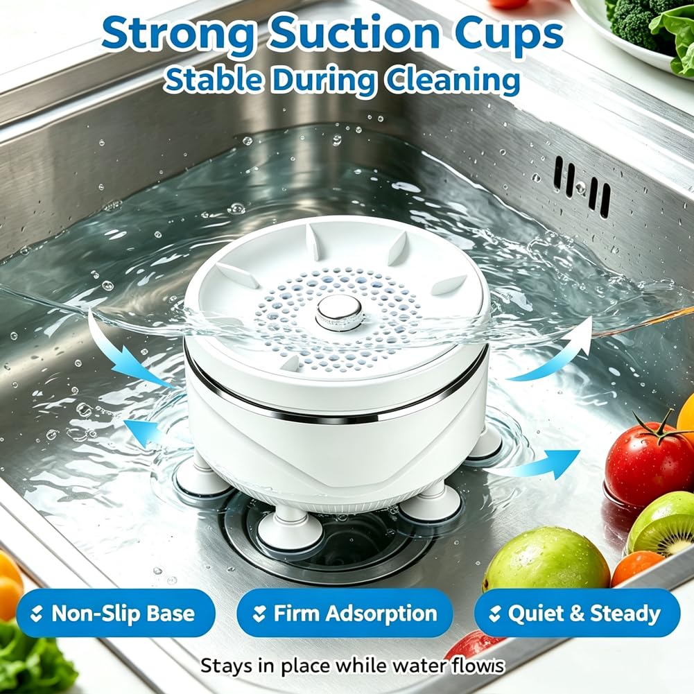 Portable Rechargeable Mini Fruit & Vegetable Cleaner