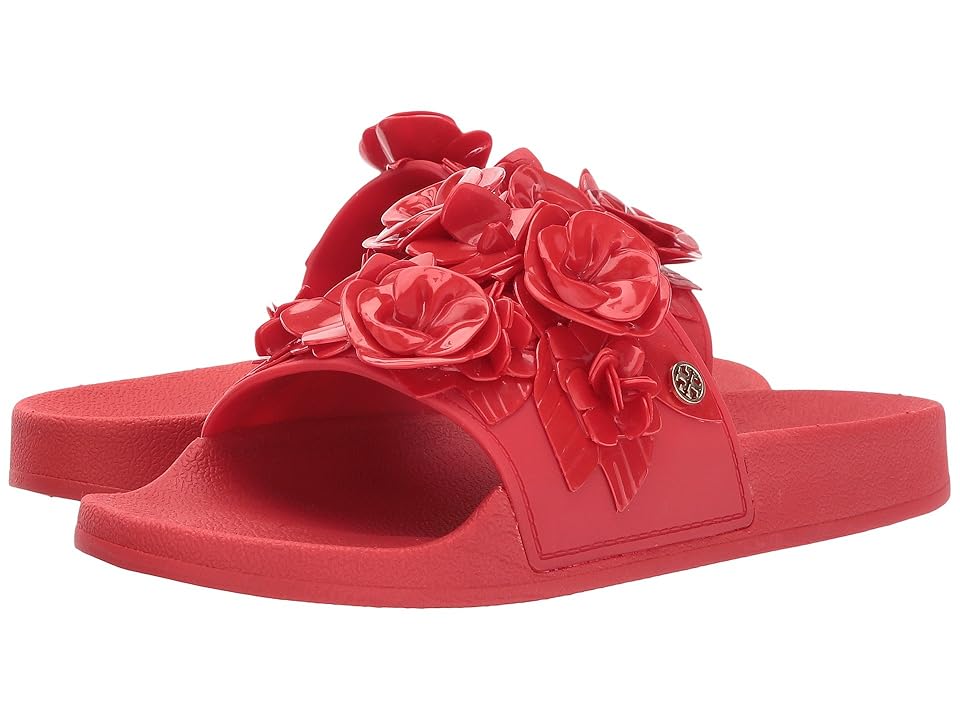 

Tory Burch Blossom Slide (Red Volcano) Women's Slide Shoes