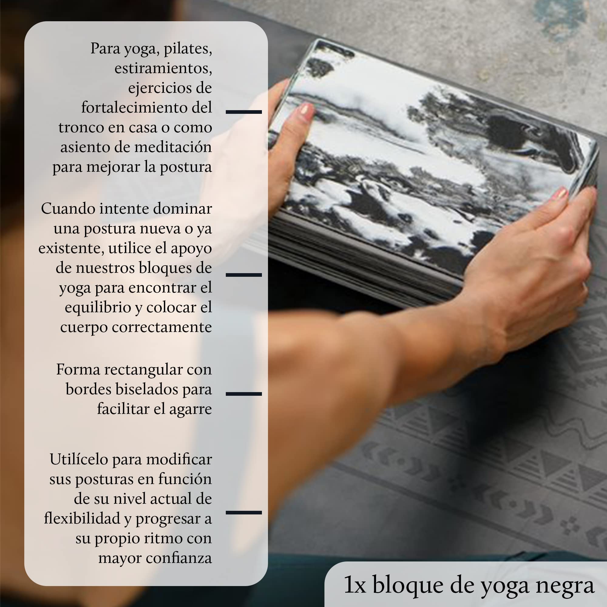 Yogibare - Esterilla de Yoga para Principiantes, diseño de Patas de Agarre Extremo con 2 Bloques de Yoga