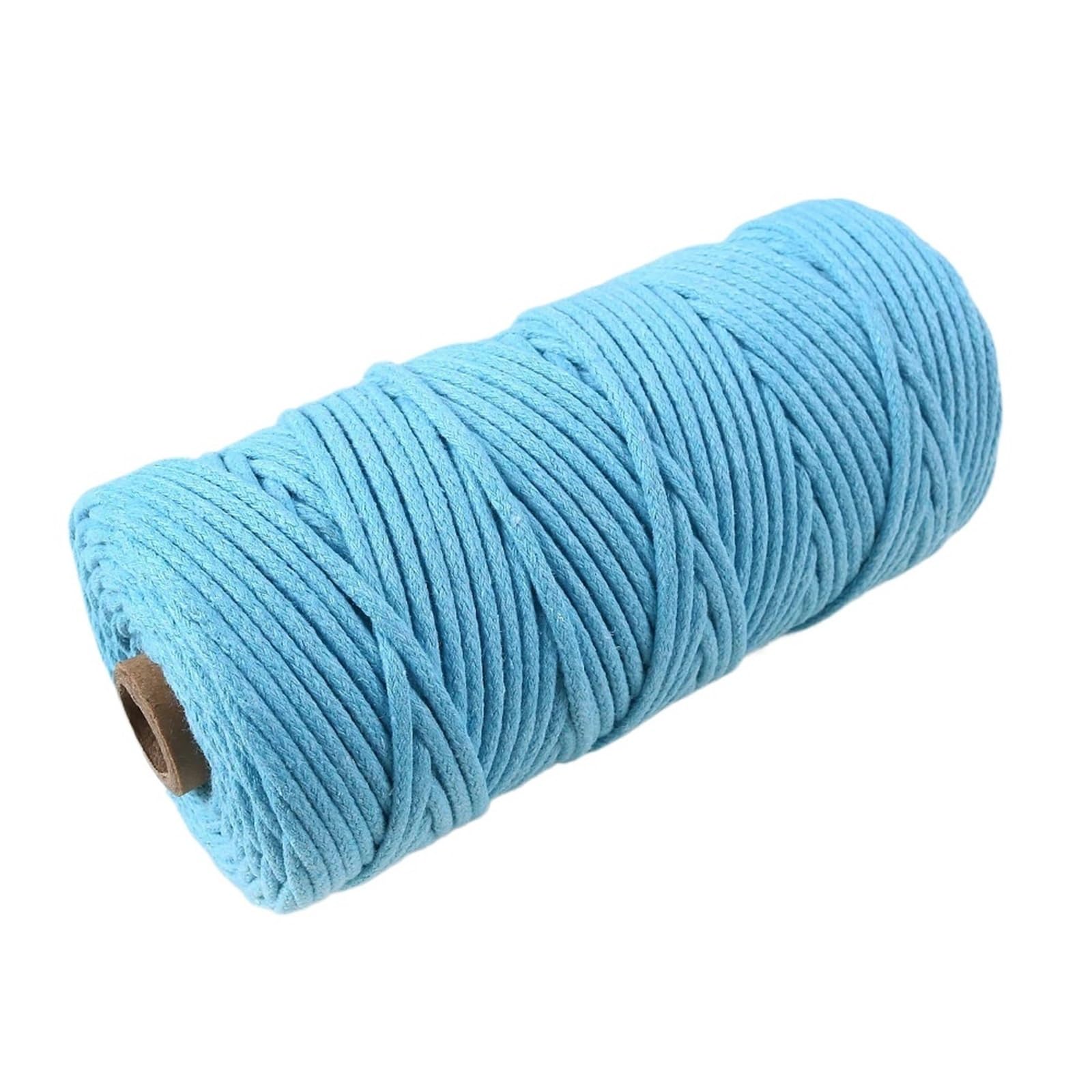 Cotton Macrame Cord 10m 3.0mm Colored Cotton Thread Braided Rope Diy Bracelet Necklace Key Chain Make Ropes Jewelry Making Materials(Color29)