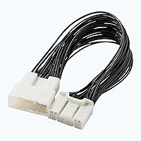 Vista 1 de NuIth Arnés de cable de instalación estéreo de 28 pines para Toyota Camry/Sienna/RAV4/Corolla/4Runner, añadir o retener cámara de marcha