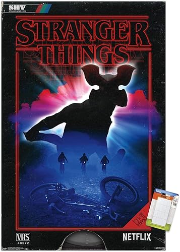 Trends International Netflix Stranger Things - Póster de pared Demogorgon, 22.375 x 34 pulgadas, paquete de póster y montaje Trends International Netflix Stranger Things - Póster de pared Demogorgon, 22.375 x 34 pulgadas, paquete de póster y montaje
