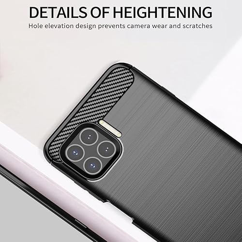 Miniatura 5 de KOARWVC Funda para Moto G 5G PlusMoto One 5GMoto One 5G UW XT2075 Funda transparente con diseño de TPU suave Slim Flower Garden Pattern Funda