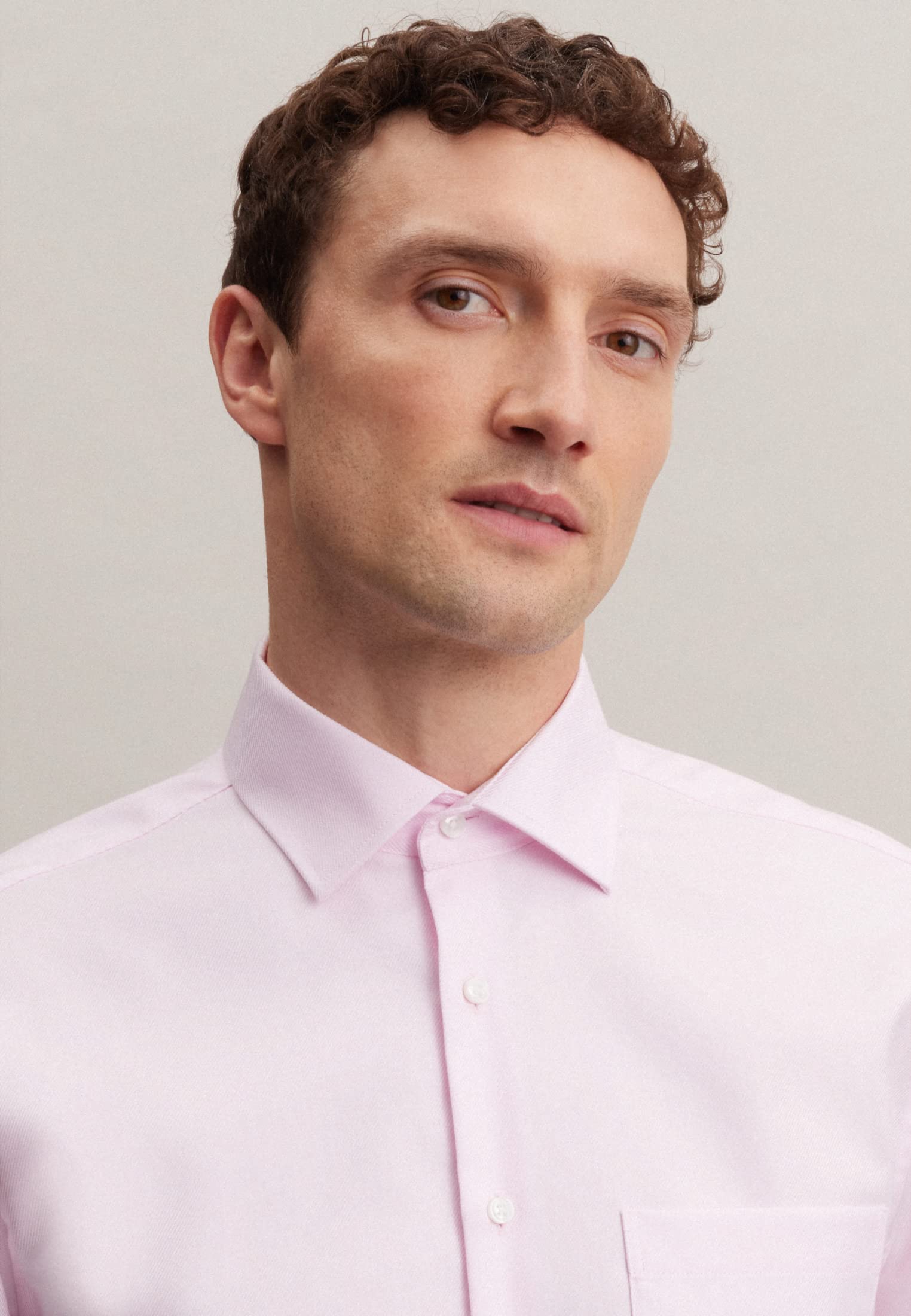 Seidensticker Koszula Mężczyźni Men Regular Longsleeve Cotton (1 w zestawie)