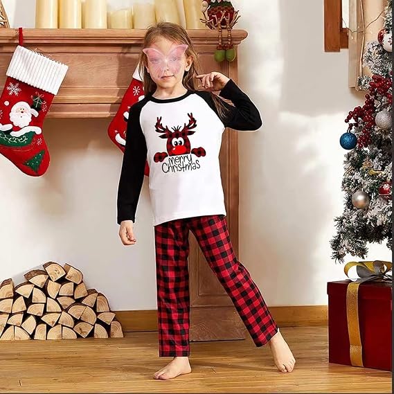 Matching Family Pajamas for Adults and KidsChristmas Pajamas Set Holiday Family Matching Pajamas Long Sleeves