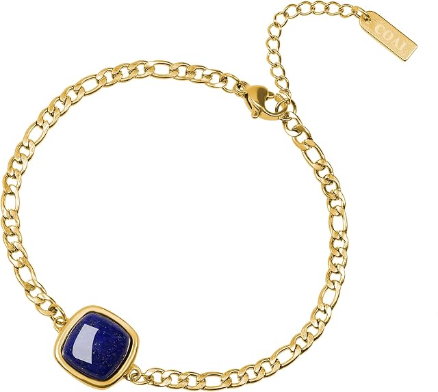 COAI Womens Girls Adjustable Square Stone Bead Bracelet