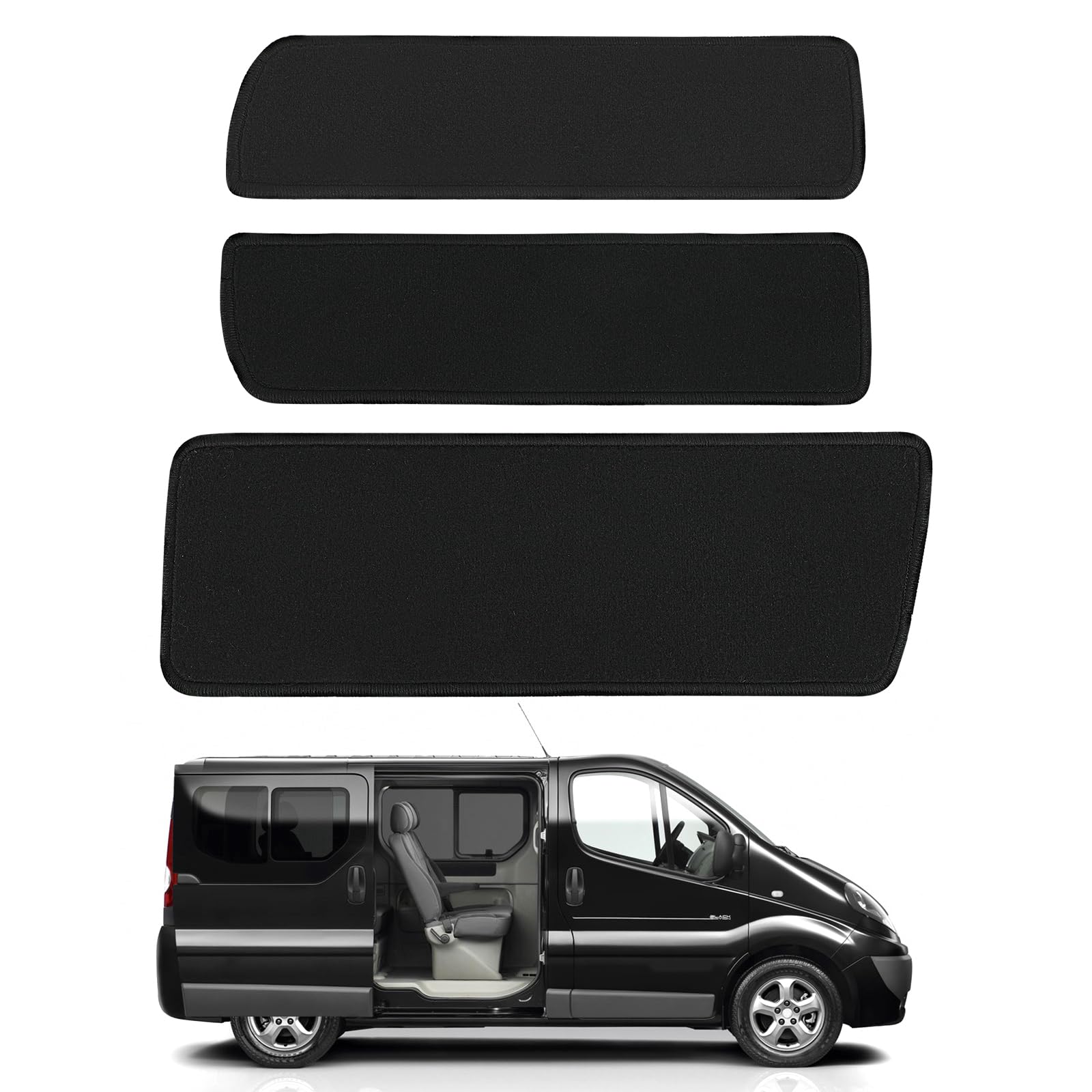 Confezione da 3 Tappetini sostituzione per Renault Trafic 2014-2024, Zerbino Ingresso, Zerbino Ingresso Durevole