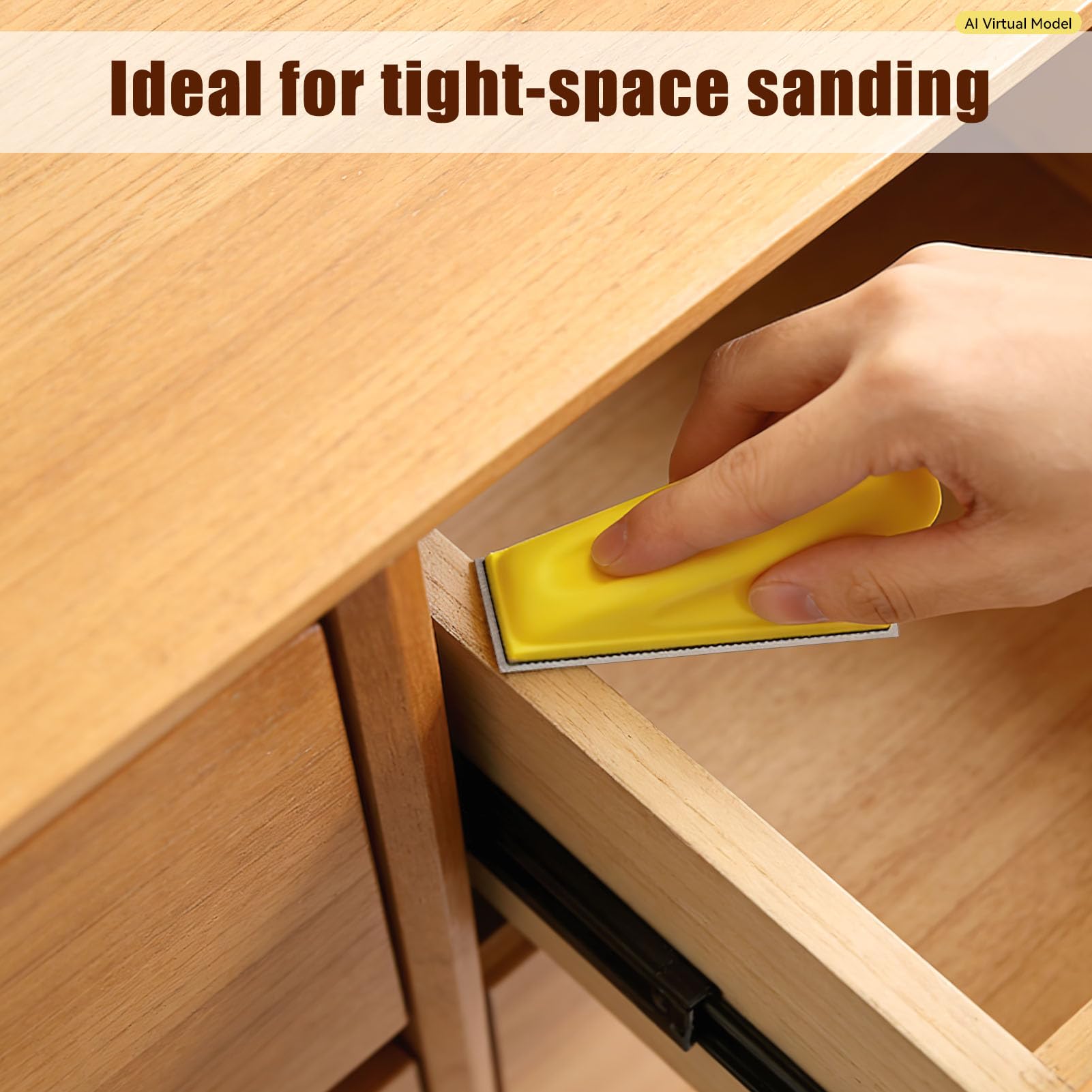 ZEHIQ Mini Sanding Block Kit - 60 Sandpaper Sheets -5 ZEHIQ Mini Sanding Block Kit - 60 Sandpaper Sheets -5