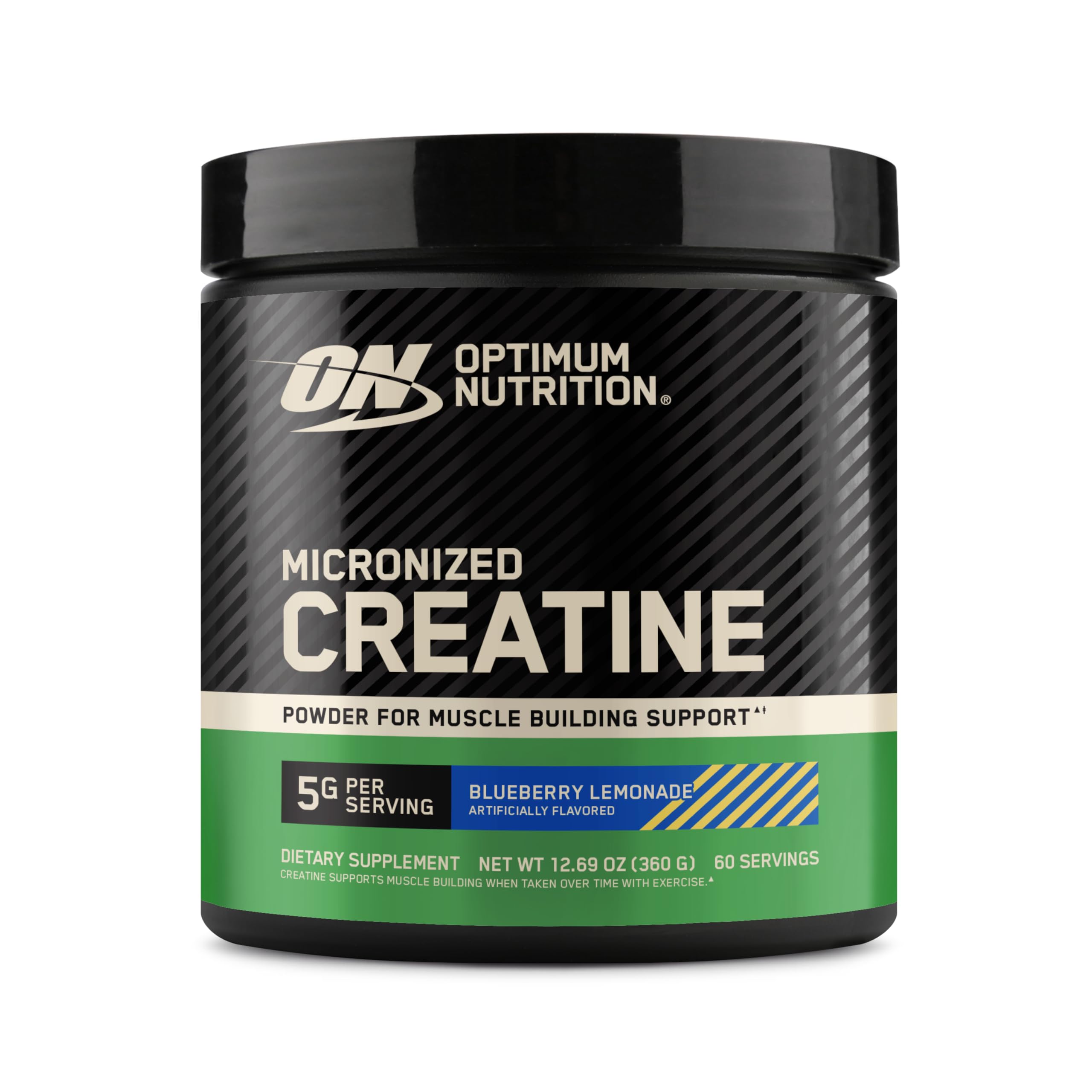 Optimum Nutrition Creatine Monohydrate Powder, Blueberry Lemonade, 60 Serv — Amazon image 14