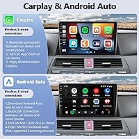 Vista 5 de SIXWIN Android 13 Estéreo del coche para Honda Accord 2008 2009 2010 2011 2012 2013 10.1 pulgadas pantalla táctil 2G+64G CarPlay Android Auto Car