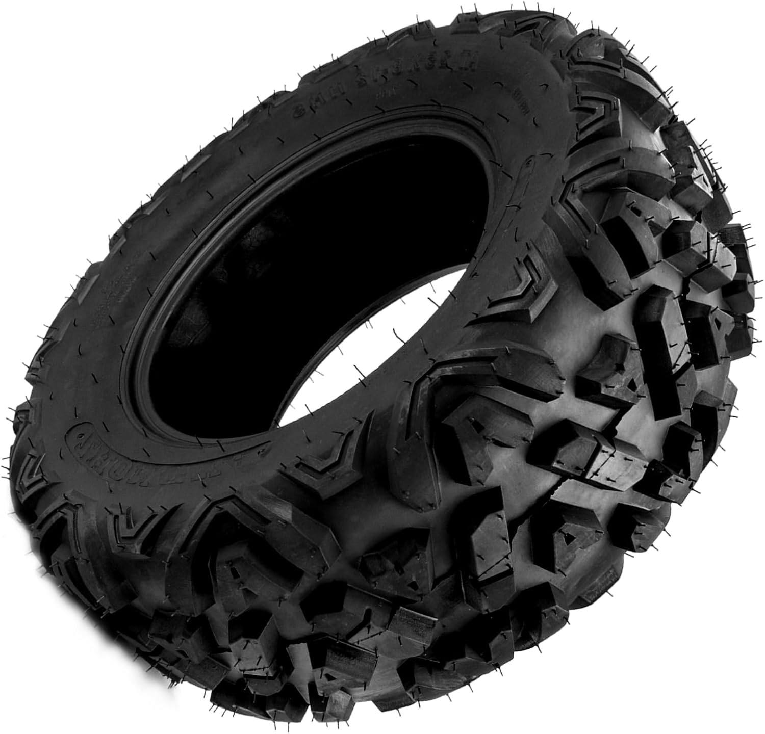 Torchbeam 25x8-12 All Terrain ATV Tire, 6-Ply ATV UTV Off-Road Tires, Mud, Gravel, Sand, Rocky and UTV Tires, 1x ATV TIRE